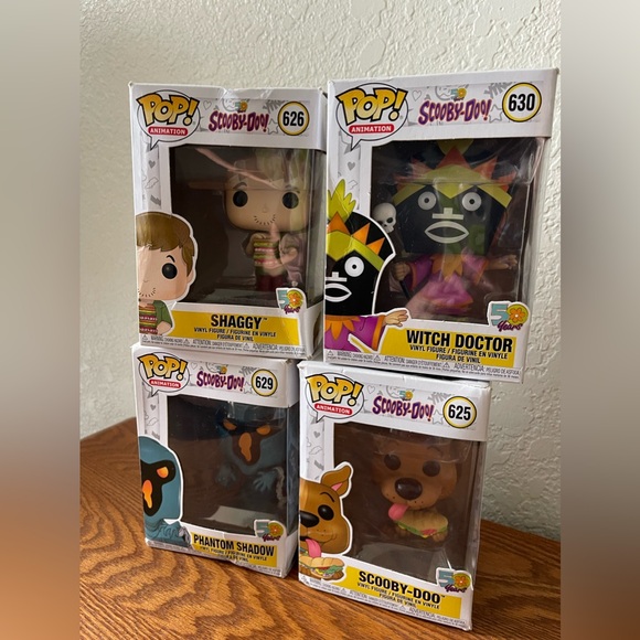 Scooby-Doo 50th Anniversary Funko Pop! Figures. Lot Of 4 Scooby Shaggy Witch Dr - Picture 1 of 15